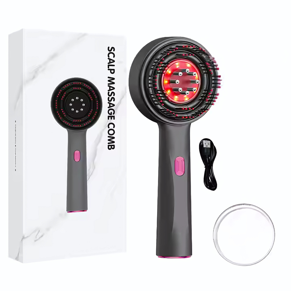 3-in-1 Scalp Massager & Comb